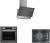 Bosch Gri Ankastre Set POP7C9O12O + HBJ558YH5T + DWK65AD70R