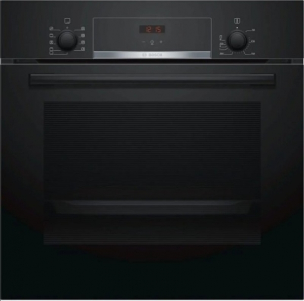 Bosch Siyah Ankastre Set POP7C6O12O + HBF534EB0T + DWK065G60T