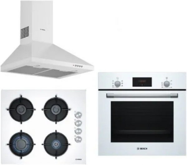 Bosch Beyaz Ankastre Set POP6C2B11O + HBF113BV0T + DWP64CC20T
