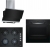 Bosch Siyah Ankastre Set POP6C6B11O + HBF534EB0T + DWK065G60T
