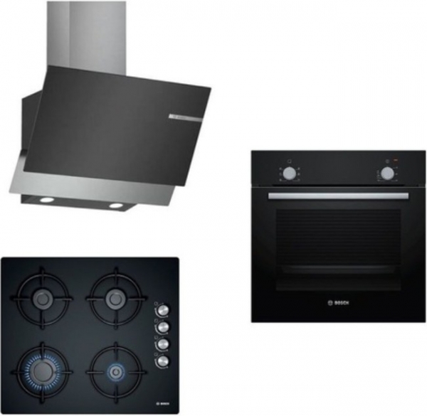Bosch 239 Ankastre Set POP6C6O10O + HBF010BA1T + DWK65AD60R