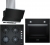 Bosch Siyah Ankastre Set POP6C6B11O + HBF010BA1T + DWK065G60T