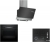 Bosch Siyah Ankastre Set POP7C6O12O + HBF534ES3T + DWK65AD60R