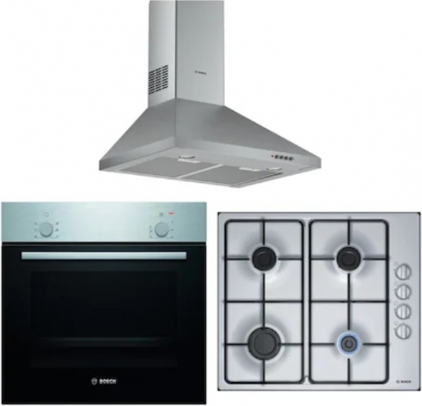Bosch 101 Gri Ankastre Set PBP6C5B80O + HBF010BR1T + DWP64CC50T