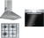 Bosch Eco İnox Ankastre Set PBP6C5B80L + HBF010BR1T + DWP64CC50T