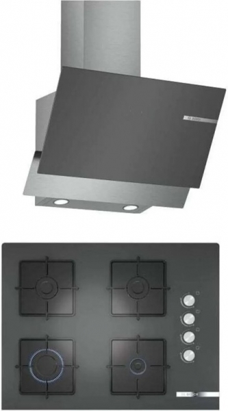 Bosch Gri 2'li Ankastre Set POP7C9O12O + + DWK65AD70R