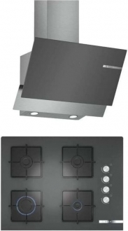 Bosch Gri 2'li Ankastre Set POP7C9O12O +  + DWK65AD70R