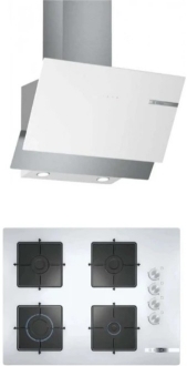 Bosch 246 Beyaz 2'li Ankastre Set POP7C2O12O +  + DWK65AD20R