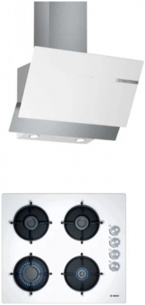 Bosch 247 Beyaz 2'li Ankastre Set POP6C2O10O + + DWK65AD20R
