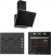 Esty Siyah Ankastre Set ACO5360B01 + AEF6605B01 + 3473B6