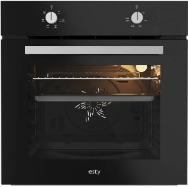 Esty Siyah Ankastre Set ACO5357B02 + AEF6601B03 + 3471