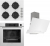Ferre Beyaz Ankastre Set CS206 + XE64CB + D064