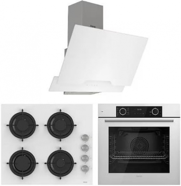 Ferre Fryart Cs Beyaz Ankastre Set CS206 + XE63CB + D064