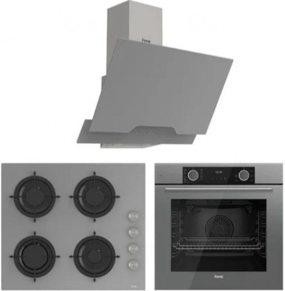 Ferre Airfry Ankastre Set CS208 + XE63CPR + D065