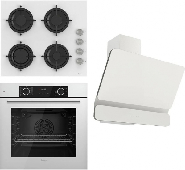 Ferre FRYART Cs Beyaz Ankastre Set CS206 + XE63CB + D081