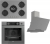 Ferre Steamart&Fryart Gri Ankastre Set RS038 + XE64CPR + D065