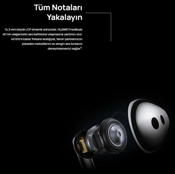 Huawei FreeBuds 4E Tam Kablosuz Kulaklık