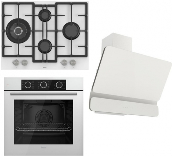 Ferre Flowart Basic Ankastre Set ED076 + XE62CB + D081