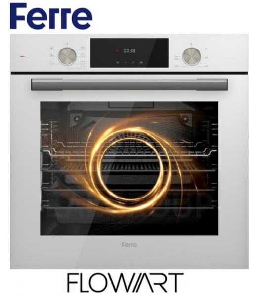 Ferre Flowart Beyaz Ankastre Set RS036 + QMS63CB + D081