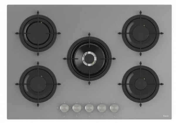Ferre Flowart Basic Gri Ankastre Set RS038 + XE62CPR + D065