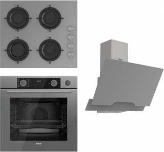 Ferre Steamart&Fryart Gri Ankastre Set CS208 + XE64CPR + D065