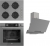 Ferre Steamart&Fryart Gri Ankastre Set CS208 + XE64CPR + D065