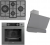 Ferre Steamart&Fryart Gri Ankastre Set ED078 + XE64CPR + D082