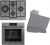 Ferre Flowart Gri Ankastre Set ED078 + QMS63CPR + D082