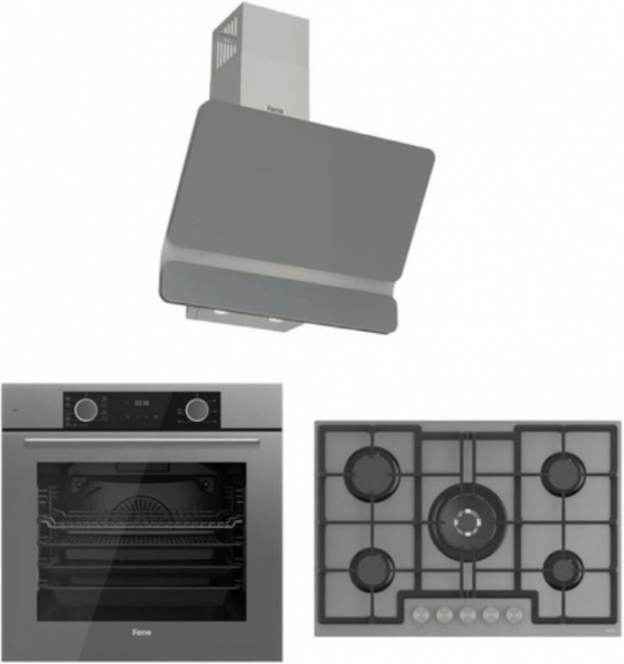 Ferre Fryart Gri Ankastre Set ED038 + XE63CPR + D082