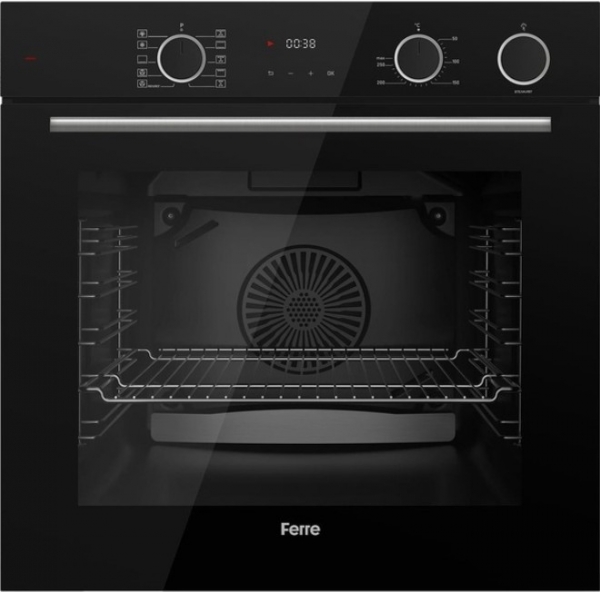 Ferre Steamart&fryart Siyah Ankastre Set CS205 + XE64CS + D080