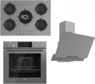 Ferre Flowart Gri Ankastre Set RS038 + QMS63CPR + D065