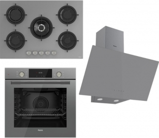 Ferre Flowart Gri Ankastre Set RS038 + QMS63CPR + D079