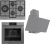 Ferre Flowart Gri Ankastre Set ED078 + QMS63CPR + D079