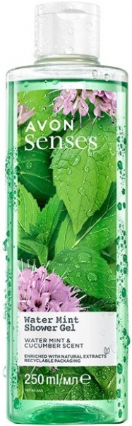 Avon Senses Water Mint 250 ml Duş Jeli
