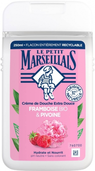 Le Petit Marseillais Frambuaz ve Şakayık 250 ml Duş Jeli