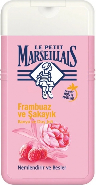 Le Petit Marseillais Frambuaz ve Şakayık 250 ml Duş Jeli