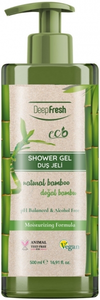 Deep Fresh Eco Serisi Doğal Bambu 500 ml Duş Jeli