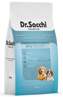 Dr.Sacchi Mini Sığır ve Kuzu Etli Küçük Irk Yavru 2 kg Köpek Maması