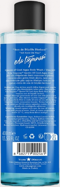 Eda Taşpınar Queen Of Cool Aqua 400 ml Duş Jeli