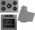 Ferre Flowart Basic Gri Ankastre Set RS038 + XE62CPR + D079