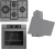 Ferre Flowart Basic Gri Ankastre Set ED078 + XE62CPR + D079