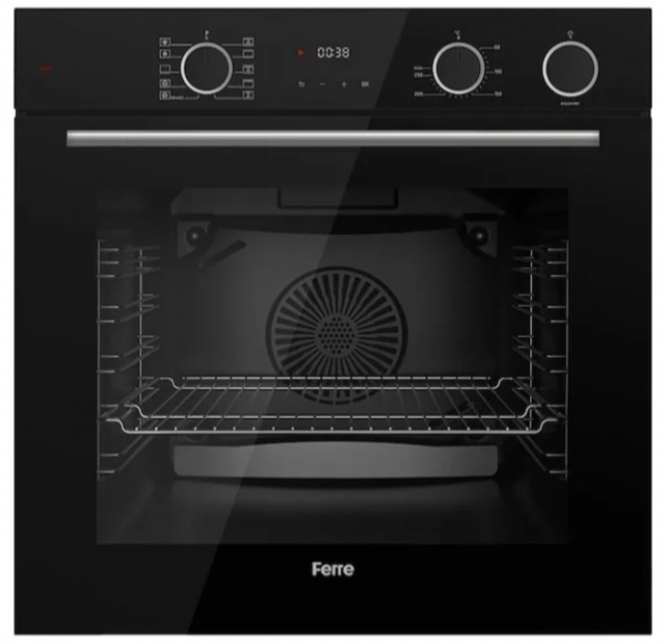 Ferre Steamart&Fryart Siyah Ankastre Set CS205 + XE64CS + D063