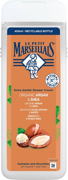 Le Petit Marseillais Argan ve Shea 400 ml Duş Jeli