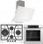 Ferre Pro Modern Beyaz Ankastre Set BF-076 + XE63CB + D064