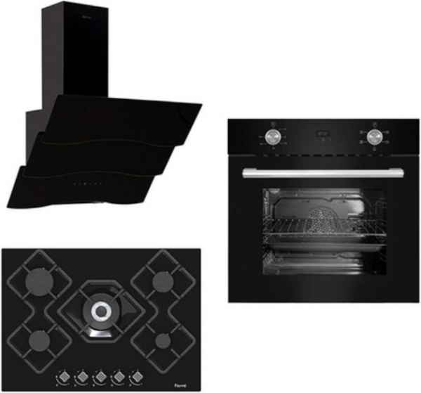 Ferre Black Preston Siyah Ankastre Set KA-012 + 6010 + D023