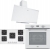 Franke Beyaz Ankastre Set FHNS 905 4G TC WH C + FMA 86 H WH + FPJ 915 V WH
