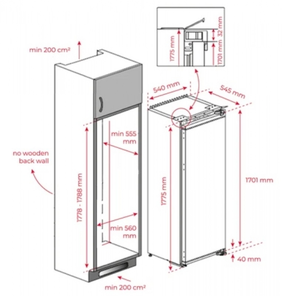Teka RSF 73360 FI Derin Dondurucu
