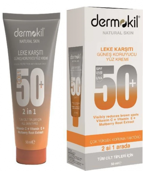 Dermokil Leke Karşıtı Güneş Koruyucu Yüz Kremi 50 ml