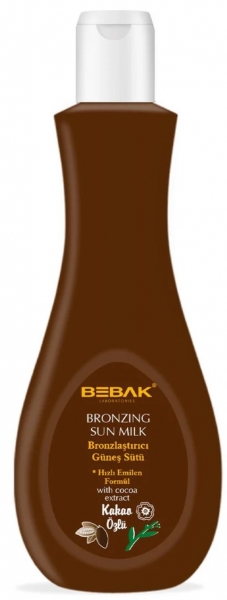 Bebak Kakao Özlü Bronzlaştırıcı Süt 215 ml