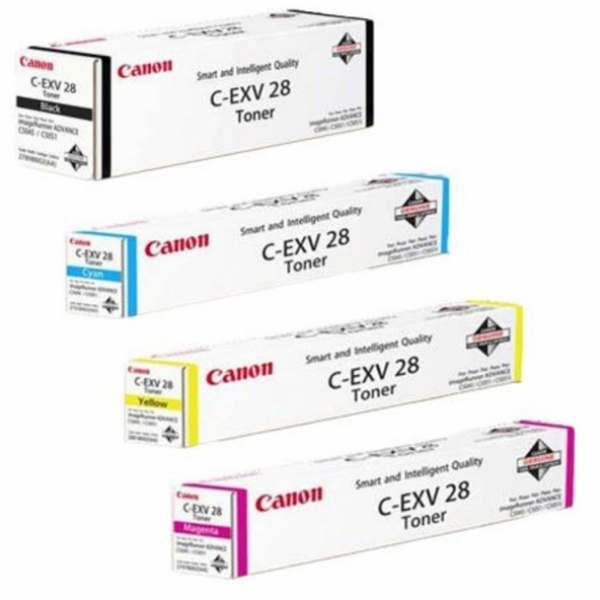 Canon C-EXV-28 Toner (Siyah / Mavi / Sarı / Kırmızı)